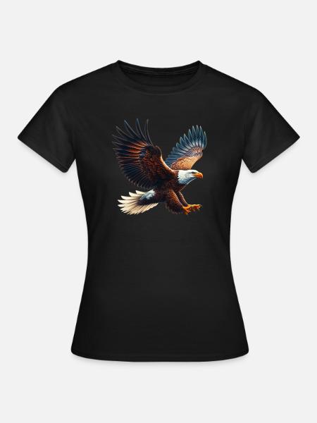 Adler - Frauen T-Shirt - Schwarz