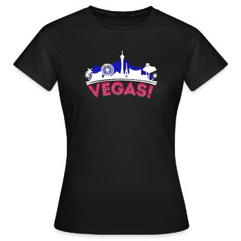 Poker Casino Royal Flush Jeu de cartes Vegas Jeux d’argent - T-shirt Femme - noir - Devant - AI Model Female 172 dark (172cm)