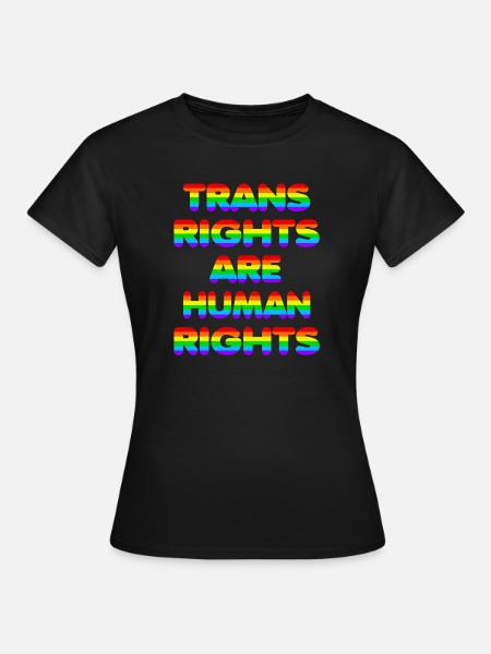 Droits des trans pour la Journée de la rue Christopher de la CSD - T-shirt Femme - noir