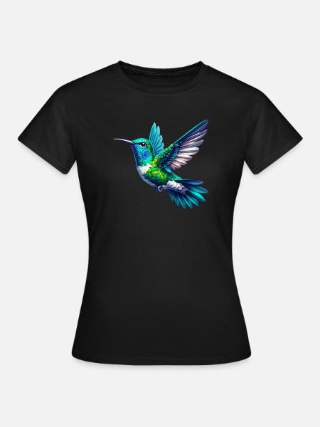 Kolibri - Frauen T-Shirt - Schwarz