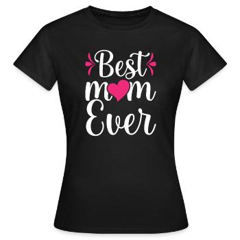 Die beste Mutter aller Zeiten - Frauen T-Shirt - Schwarz - Vorne - AI Model Female 172 dark (172cm)