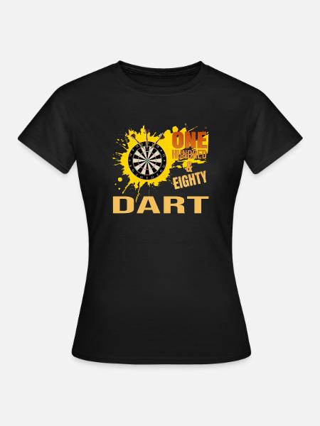 One Hundred Eighty - Dart - Frauen T-Shirt - Schwarz