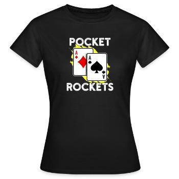 Jackpot Zocken Casino Poker Statement Profispieler - Frauen T-Shirt - Schwarz - Vorne - AI Model Female 172 dark (172cm)