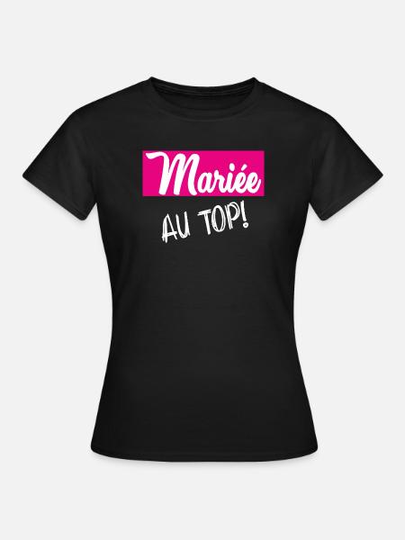 HOCHZEIT - Frauen T-Shirt - Schwarz