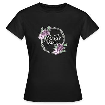 Robe de mariée - T-shirt Femme - noir - Devant - AI Model Female 172 dark (172cm)