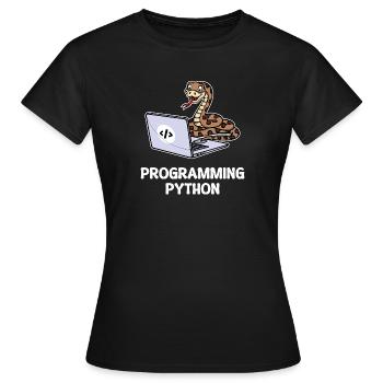 Programmeur de scripts, Développeur de débogage informatique - T-shirt Femme - noir - Devant - AI Model Female 172 dark (172cm)