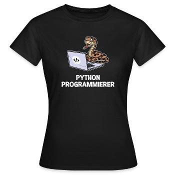 Développeur Coden Statement Programmeur informatique - T-shirt Femme - noir - Devant - AI Model Female 172 dark (172cm)