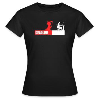 Computergeek Développeur Coden Statement Scripting - T-shirt Femme - noir - Devant - AI Model Female 172 dark (172cm)