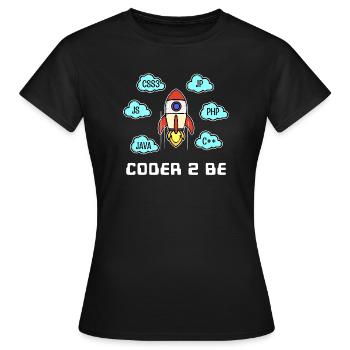 Developer Statement Css Php Java C++ Programmierer - Frauen T-Shirt - Schwarz - Vorne - AI Model Female 172 dark (172cm)