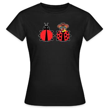 Bugs Correction de bugs Debug Développeur Computergeek - T-shirt Femme - noir - Devant - AI Model Female 172 dark (172cm)