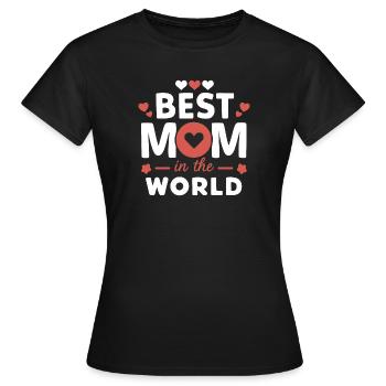 Beste Mama der Welt - Frauen T-Shirt - Schwarz - Vorne - AI Model Female 172 dark (172cm)