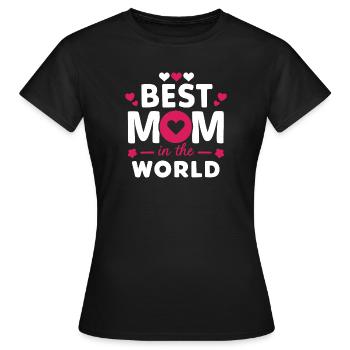Meilleure maman du monde - T-shirt Femme - noir - Devant - AI Model Female 172 dark (172cm)