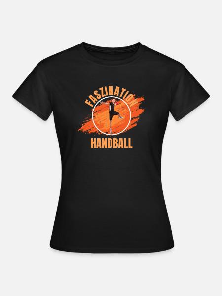 Faszination Handball - Frauen T-Shirt - Schwarz