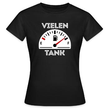 Pompe à carburant diesel à essence électrique de ravitaillement - T-shirt Femme - noir - Devant - AI Model Female 172 dark (172cm)