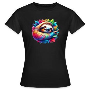 Paresse - T-shirt Femme - noir - Devant - AI Model Female 172 dark (172cm)