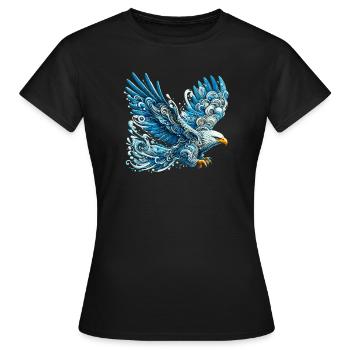 Eagle - Women's T-Shirt - black - Front - AI Model Female 172 dark (172cm)