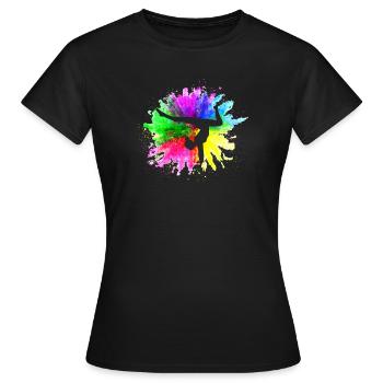 Gymnast Gymnastics Gymnastics Club Gymnastics Gymnastics - Women's T-Shirt - black - Front - AI Model Female 172 dark (172cm)