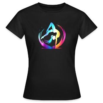 Gymnast Gymnastics Gymnastics Club Gymnastics Gymnastics - Women's T-Shirt - black - Front - AI Model Female 172 dark (172cm)
