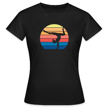 Gymnast Gymnastics Gymnastics Club Gymnastics Gymnastics - Women's T-Shirt - black - Front - AI Model Female 172 dark (172cm)