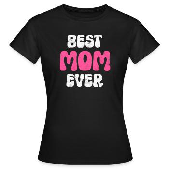 Mom Mom - Women's T-Shirt - black - Front - AI Model Female 172 dark (172cm)