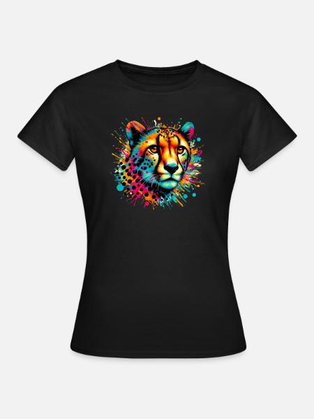 Guépard - T-shirt Femme - noir