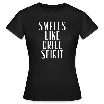 Smells like grill spirit - T-shirt Femme - noir - Devant - AI Model Female 172 dark (172cm)