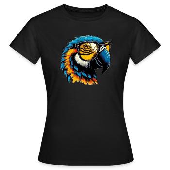 Perroquet - T-shirt Femme - noir - Devant - AI Model Female 172 dark (172cm)