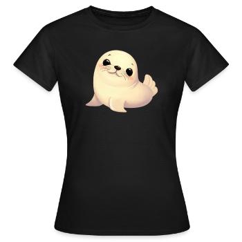Siegel - Frauen T-Shirt - Schwarz - Vorne - AI Model Female 172 dark (172cm)