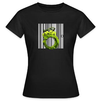 SPOT - STATUT - T-shirt Femme - noir - Devant - AI Model Female 172 dark (172cm)
