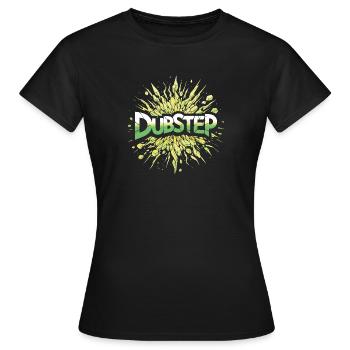Dubstep-Explosion - Frauen T-Shirt - Schwarz - Vorne - AI Model Female 172 dark (172cm)