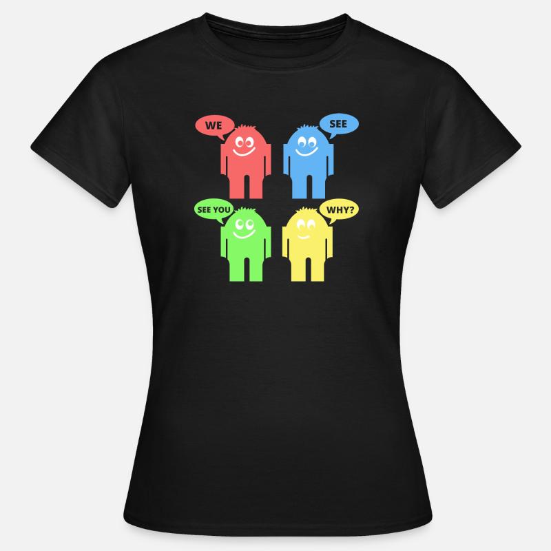 Funny Men - Women's T-Shirt - black