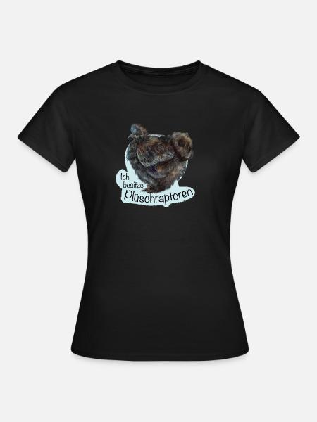 The Plush Raptors - Women's T-Shirt - black
