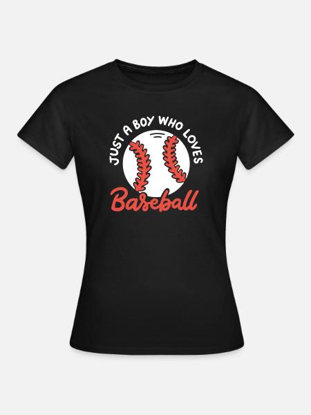 Baseball-Liebhaber Baseball-Spieler - Frauen T-Shirt - Schwarz