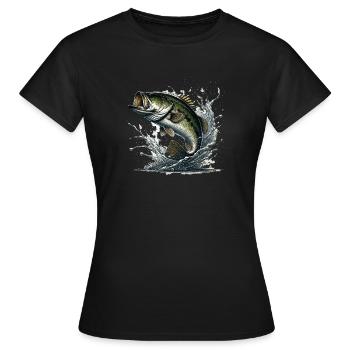 Sandre - T-shirt Femme - noir - Devant - AI Model Female 172 dark (172cm)