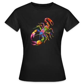 Scorpion Arachnides Scorpion Drôles de scorpions - T-shirt Femme - noir - Devant - AI Model Female 172 dark (172cm)