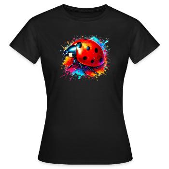 Coccinelle - T-shirt Femme - noir - Devant - AI Model Female 172 dark (172cm)