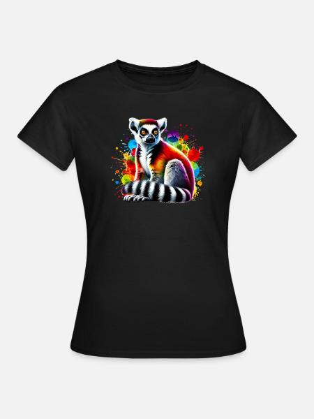 Lémurien - T-shirt Femme - noir