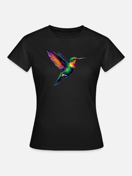 Kolibri - Frauen T-Shirt - Schwarz