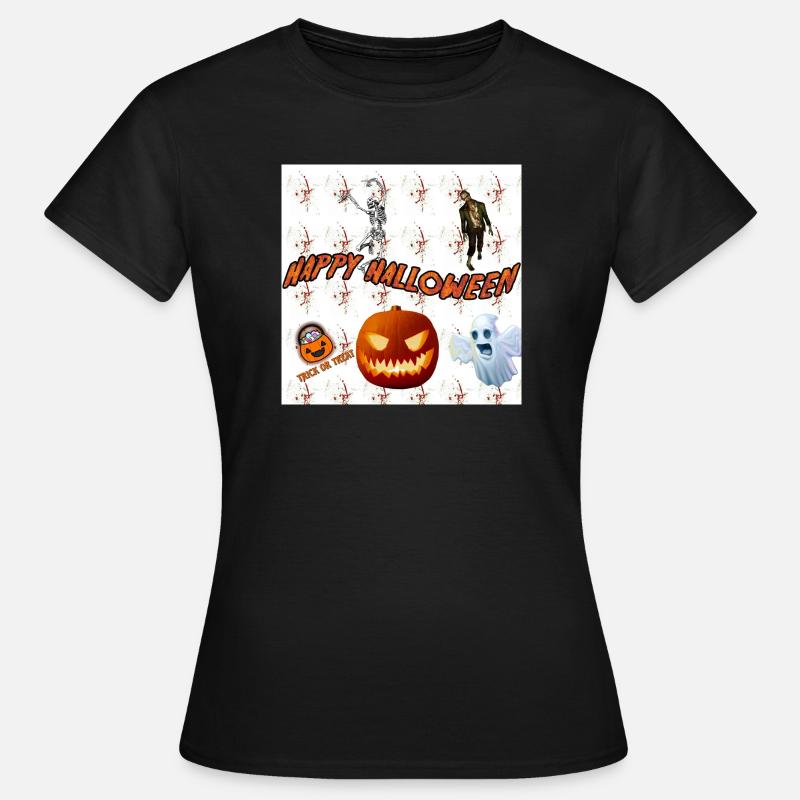 happy halloween version 3 - Women's T-Shirt - black