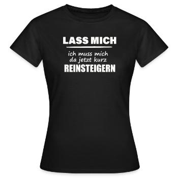 LET ME GO - Women's T-Shirt - black - Front - AI Model Female 172 dark (172cm)