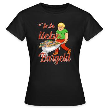 Bargeld Geld - Frauen T-Shirt - Schwarz - Vorne - AI Model Female 172 dark (172cm)