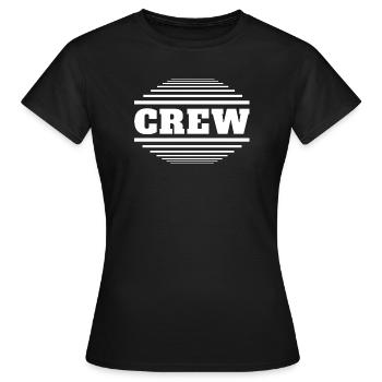 ÉQUIPAGE - T-shirt Femme - noir - Devant - AI Model Female 172 dark (172cm)