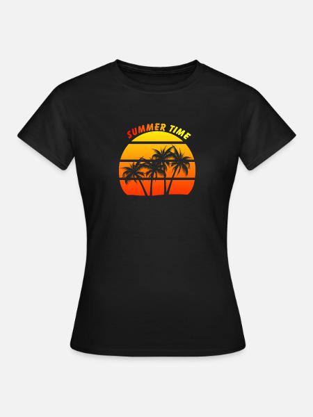 Summer time - T-shirt Femme - noir