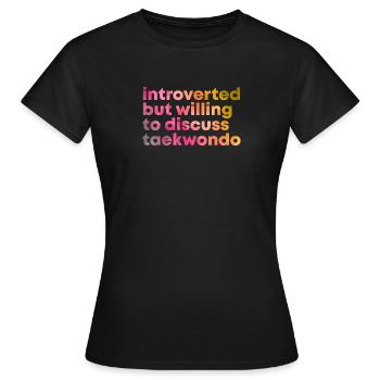 Taekwondo Taekwondo Taekwondo - T-shirt Femme - noir - Devant - AI Model Female 172 dark (172cm)