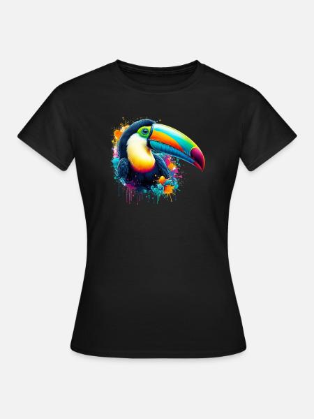 Tukan - Frauen T-Shirt - Schwarz