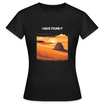 Needle in a haystack - Women's T-Shirt - black - Front - AI Model Female 172 dark (172cm)