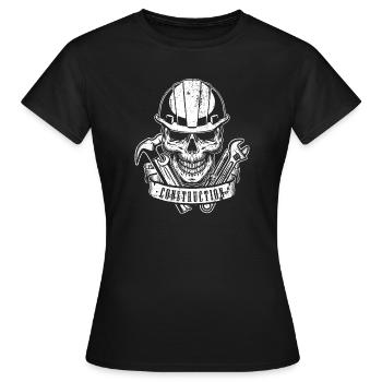 Ausrüstung für den Schädelbau - Frauen T-Shirt - Schwarz - Vorne - AI Model Female 172 dark (172cm)