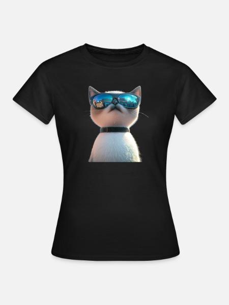 Birma Katze Heilige Birmakatze Süße Birma Katzen - Frauen T-Shirt - Schwarz