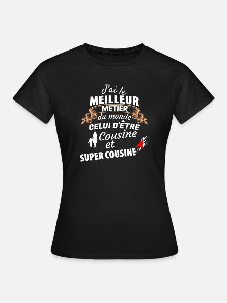 Super Coast Cousin Family Pride - Women's T-Shirt - black