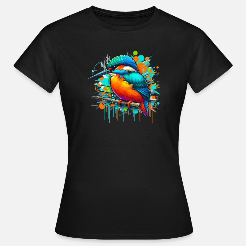 Martin Pescatore - Dame-T-shirt - sort